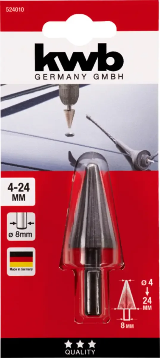 kwb 524010 Fräs-Stufenbohrer 1 St. de KWB – image du produit 3 sur 3