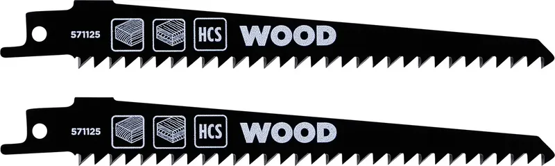 kwb 571125 kwb Säbelsägeblatt Holz, Kunststoff Sägeblatt-Länge 153 mm 2 St. van KWB – productafbeelding 1 van 2