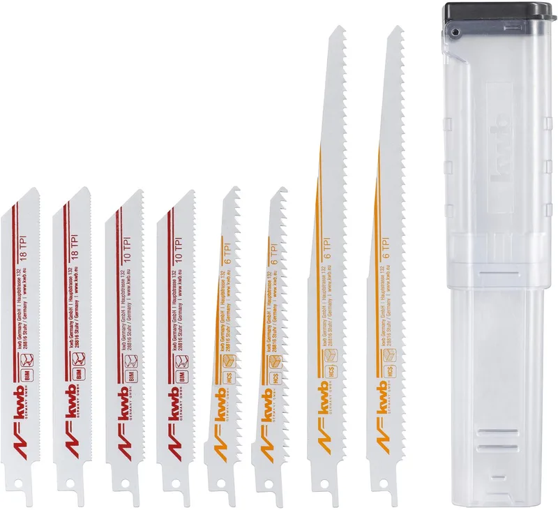 kwb 576090 Set zaagbladen, 9-delig 9 stuk(s) by KWB – product image 1 of 5