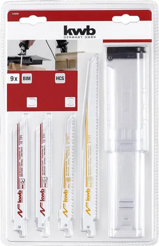 kwb 576090 Set zaagbladen, 9-delig 9 stuk(s) by KWB – product image 2 of 5
