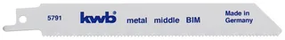 kwb 579130 Säbelsägeblätter, Metallbearbeitung, Bi-Metall 2 St. von KWB – Produktbild 1 von 2