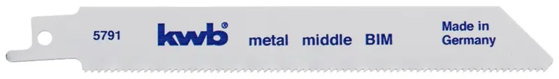 kwb 579130 Säbelsägeblätter, Metallbearbeitung, Bi-Metall 2 St. von KWB – Produktbild 1 von 2