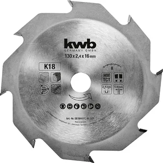 kwb 581844 Lame de scie circulaire 130 x 16 mm 1 pc(s) de KWB – image du produit 1 sur 3