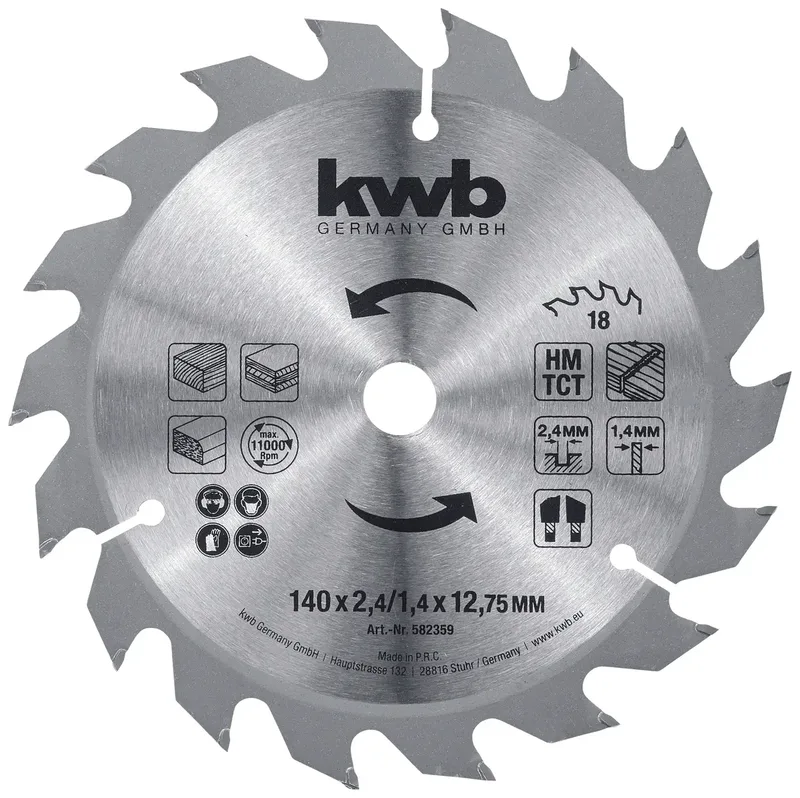 kwb 582359 Lame de scie circulaire 140 x 12.75 mm 1 pc(s) de KWB – image du produit