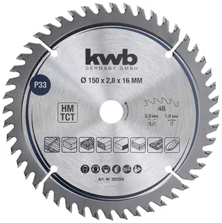 kwb 583368 Kreissägeblatt 150 x 16 mm 1 St. de KWB – image du produit 1 sur 2