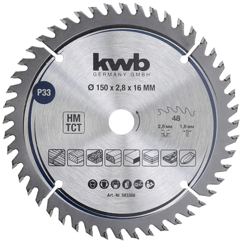 kwb 583368 Kreissägeblatt 150 x 16 mm 1 St. de KWB – image du produit 1 sur 2