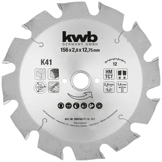 kwb 584144 Lame de scie circulaire 156 x 12.75 mm 1 pc(s) de KWB – image du produit 1 sur 2