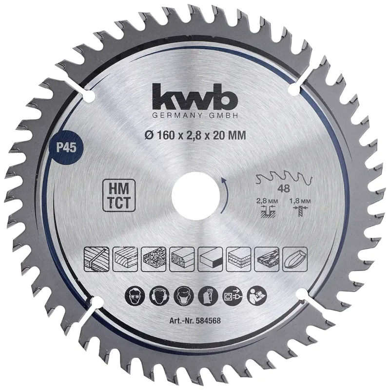 kwb 584568 Kreissägeblatt 160 x 16 mm 1 St. by KWB – product image 1 of 2