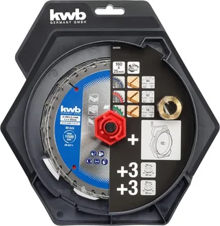 kwb 584695 Kreissägeblatt-Set 160 x 16 mm 1 St. de KWB – image du produit 2 sur 5