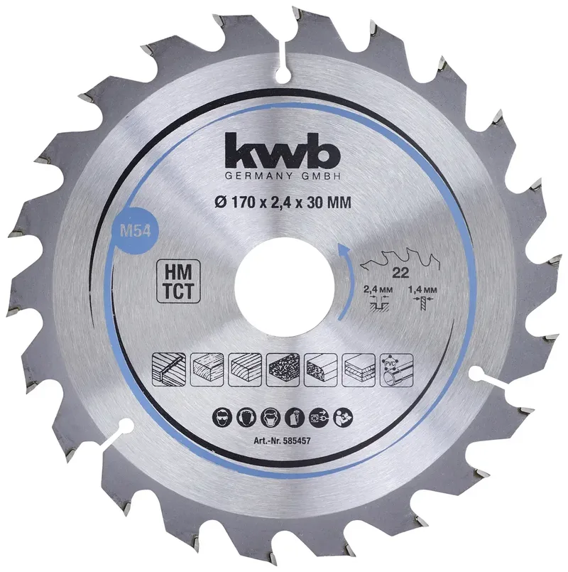 kwb 585457 Kreissägeblatt 170 x 30 mm 1 St. by KWB – product image 1 of 2