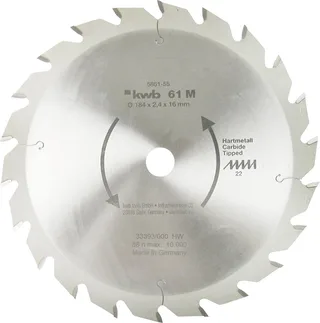 kwb - 586155 Cirkelzaagblad 184 x 16 mm - 1 stuk by KWB – product image 1 of 2