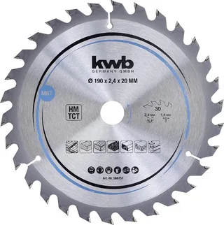 kwb 586757 Hardmetaal-cirkelzaagblad 190 x 20 mm 1 stuk(s) de KWB – image du produit 1 sur 2