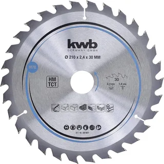 kwb 587857 Hardmetaal-cirkelzaagblad 210 x 30 mm 1 stuk(s) de KWB – image du produit 1 sur 2