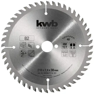 kwb 588265 Lame de scie circulaire 216 x 30 mm 1 pc(s) de KWB – image du produit 1 sur 2