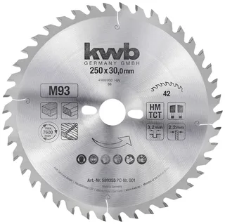 kwb 589355 Kreissägeblatt 250 x 30 mm 1 St. by KWB – product image 1 of 2