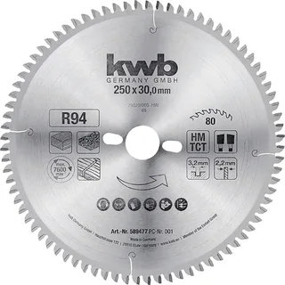 kwb 589477 Lame de scie circulaire 250 x 30 mm 1 pc(s) de KWB – image du produit 1 sur 3
