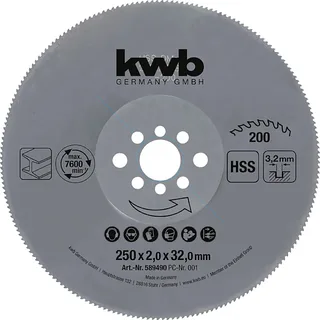 kwb 589490 Kreissägeblatt 250 x 30 mm 1 St. de KWB – image du produit 1 sur 3