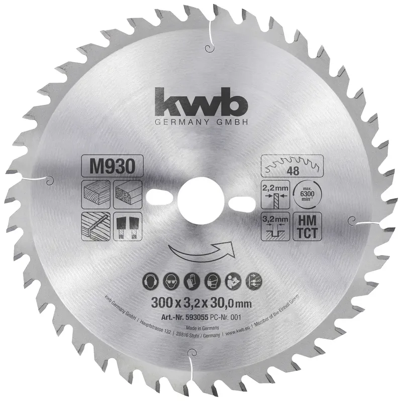 kwb 593055 Kreissägeblatt 300 x 30 mm 1 St. by KWB – product image