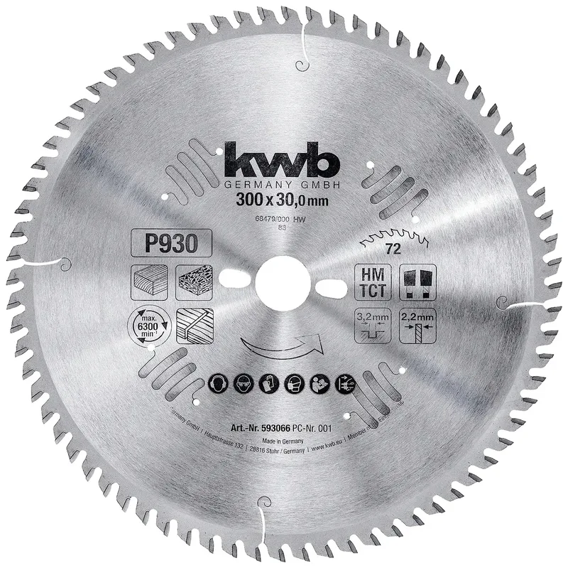 kwb 593066 Lame de scie circulaire 300 x 30 mm 1 pc(s) de KWB – image du produit