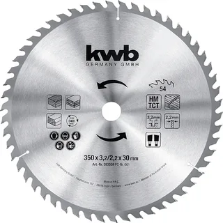 kwb 593559 Kreissägeblatt 350 x 30 mm 1 St. by KWB – product image 1 of 3