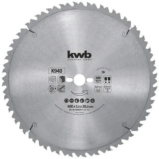 kwb 594044 Kreissägeblatt 400 x 30 mm 1 St. by KWB – product image 1 of 2