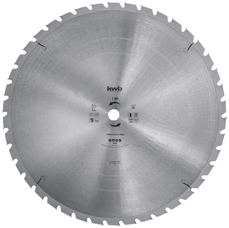 kwb 596040 Kreissägeblatt 600 x 30 mm 1 St. von KWB – Produktbild 1 von 2