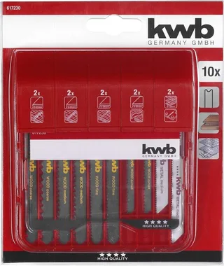 kwb 617230 Stichsägeblätter-Set Jigger 10-teilig 1 St. de KWB – image du produit 2 sur 5