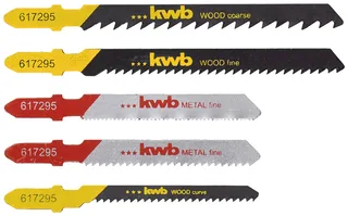 kwb 617295 Stichsägeblatt-Set für Holz und Metall 5 St. by KWB – product image 1 of 2
