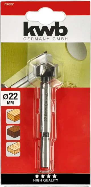 kwb 706022 Forstnerbohrer 1 Stück 22 mm 1 St. by KWB – product image 3 of 3