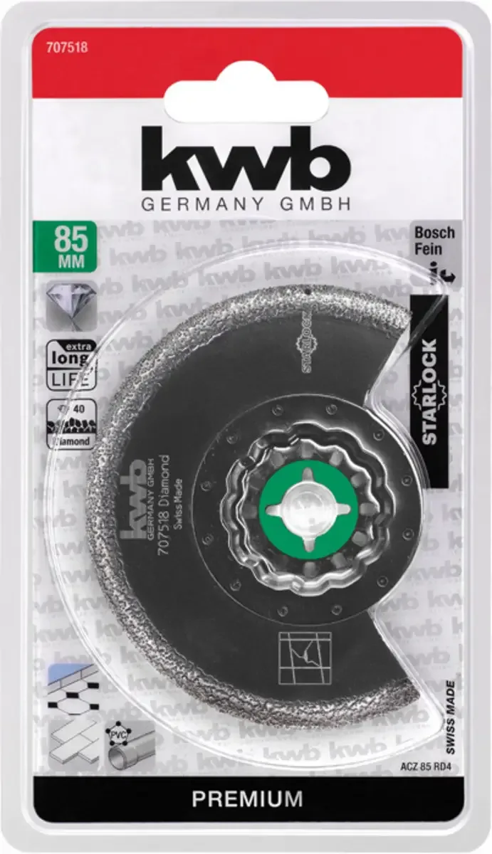 kwb 707518 Tauchsägeblatt 1 St. by KWB – product image 2 of 2