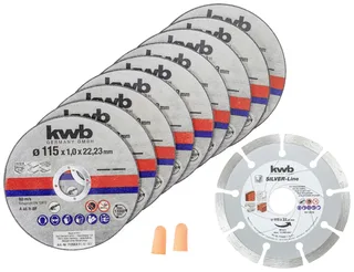 kwb 712031 Trennscheiben-Set 115 mm 10 St. Edelstahl de KWB – image du produit 1 sur 3