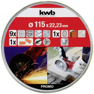 kwb 712031 Trennscheiben-Set 115 mm 10 St. Edelstahl de KWB – image du produit 3 sur 3