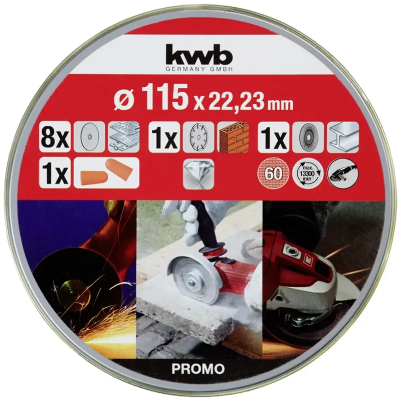 kwb 712041 Trennscheiben-Set 115 mm 10 St. Edelstahl by KWB – product image 3 of 3