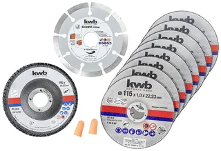 kwb 712041 Trennscheiben-Set 115 mm 10 St. Edelstahl by KWB – product image 1 of 3