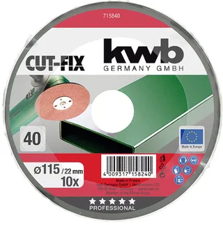 kwb 715840 Papier abrasif pour ponceuse à disque Grain 40 (Ø) 115 mm 10 pc(s) de KWB – image du produit 3 sur 3