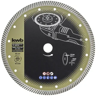 kwb 722840 Diamanttrennscheibe Durchmesser 230 mm Bohrungs-Ø 22 mm 1 St. von KWB – Produktbild 1 von 2