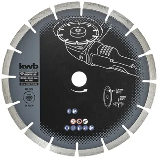kwb 723840 Diamanttrennscheibe Durchmesser 230 mm Bohrungs-Ø 22 mm 1 St. von KWB – Produktbild 1 von 2