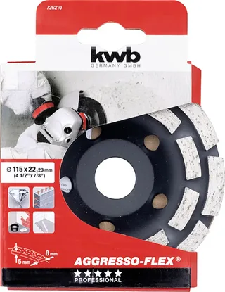 kwb 726210 Diamanttrennscheibe Durchmesser 115 mm 1 St. by KWB – product image 1 of 2