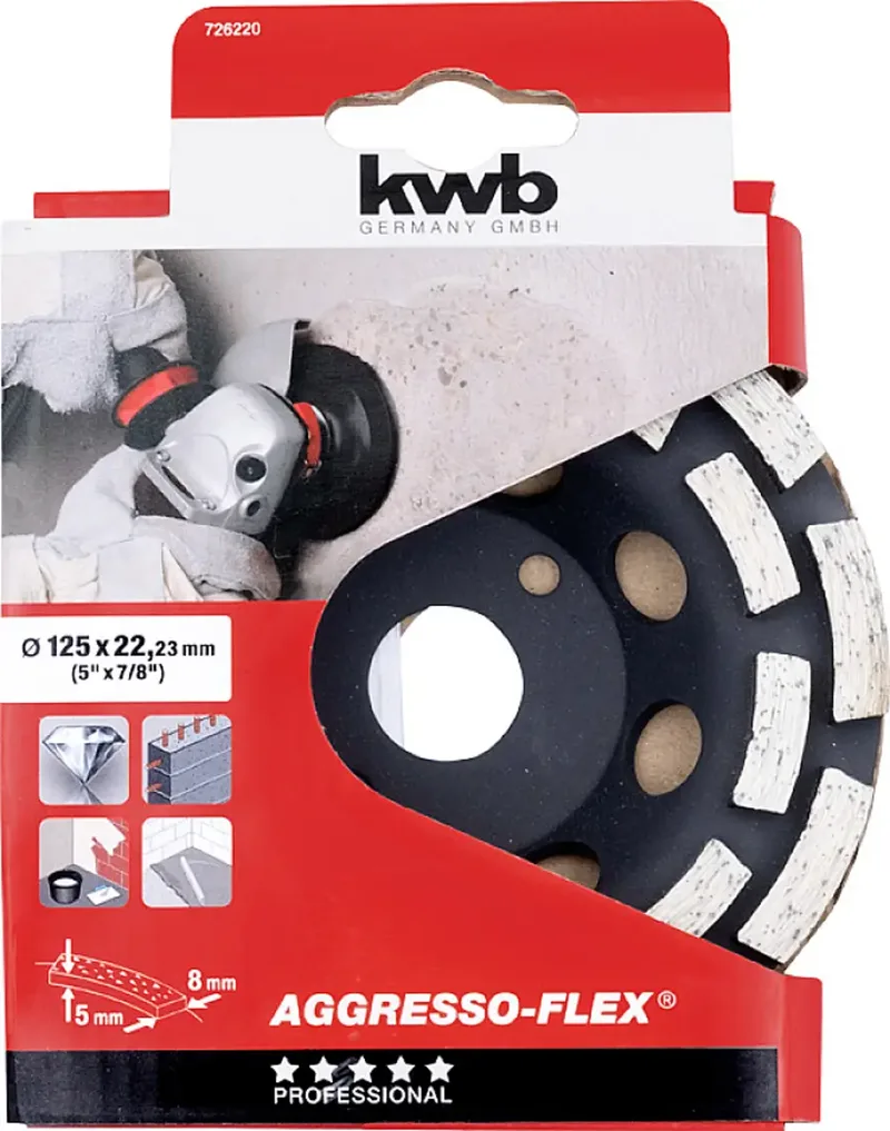 kwb 726220 Diamanttrennscheibe Durchmesser 125 mm 1 St. by KWB – product image 1 of 2