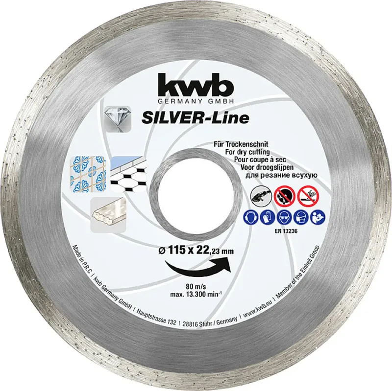 kwb 727870 Disque à tronçonner diamanté Diamètre 230 mm Ø de perçage 22.23 mm 1 pc(s) de KWB – image du produit 1 sur 2