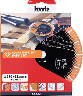 kwb 789840 Diamanttrennscheibe Durchmesser 230 mm Bohrungs-Ø 22.23 mm 1 St. von KWB – Produktbild 3 von 3