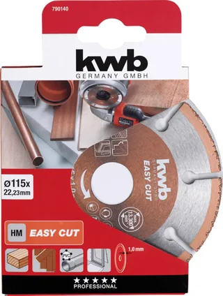 kwb 790640 Doorslijpschijf recht 150 mm 1 stuk(s) Hout, Kunststof, Koper van KWB – productafbeelding 2 van 2
