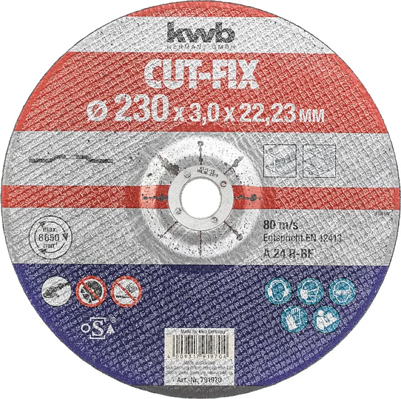 kwb 791970 Trennscheibe gekröpft 230 mm 1 St. Metall by KWB – product image 3 of 3