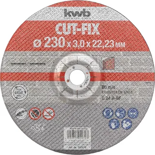 kwb 792970 Trennscheibe gekröpft 230 mm 1 St. Stein de KWB – image du produit 3 sur 3