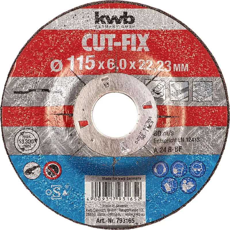 kwb 793165 Schruppscheibe gerade 1 St. van KWB – productafbeelding 3 van 3