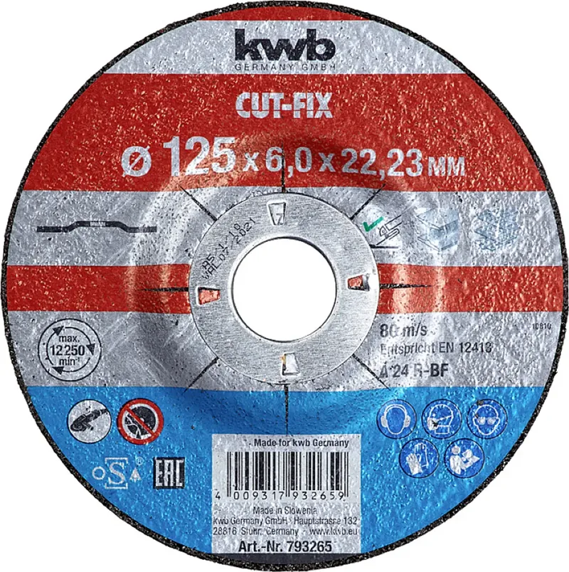 kwb 793265 Schruppscheibe gerade 1 St. von KWB – Produktbild 3 von 3