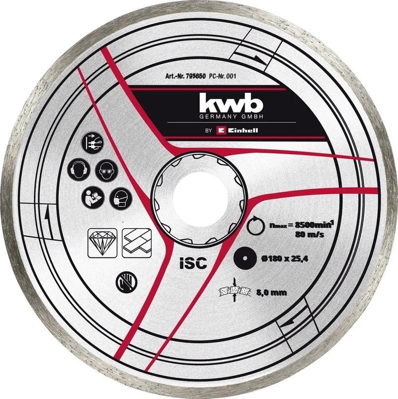 KWB 795850 Diamantschijf - 180 x 25,4 mm by KWB – product image