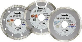 kwb 797080 Diamanttrennscheibe Durchmesser 115 mm Bohrungs-Ø 22 mm 3 St. de KWB – image du produit 1 sur 3
