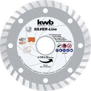 kwb 797570 Diamanten doorslijpschijf Diameter 125 mm Boordiameter 22.23 mm Steen 1 stuk(s) by KWB – product image 1 of 2