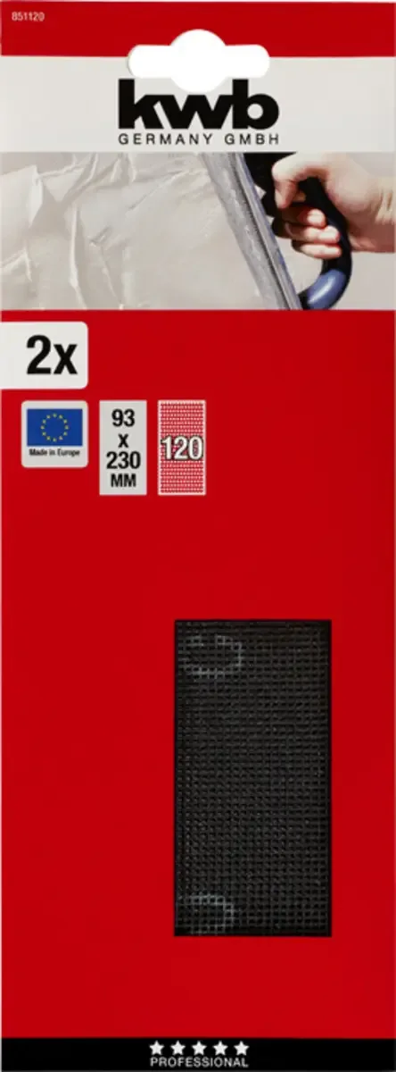 kwb 851120 Schleifnetz-Set 2 St. by KWB – product image 3 of 3